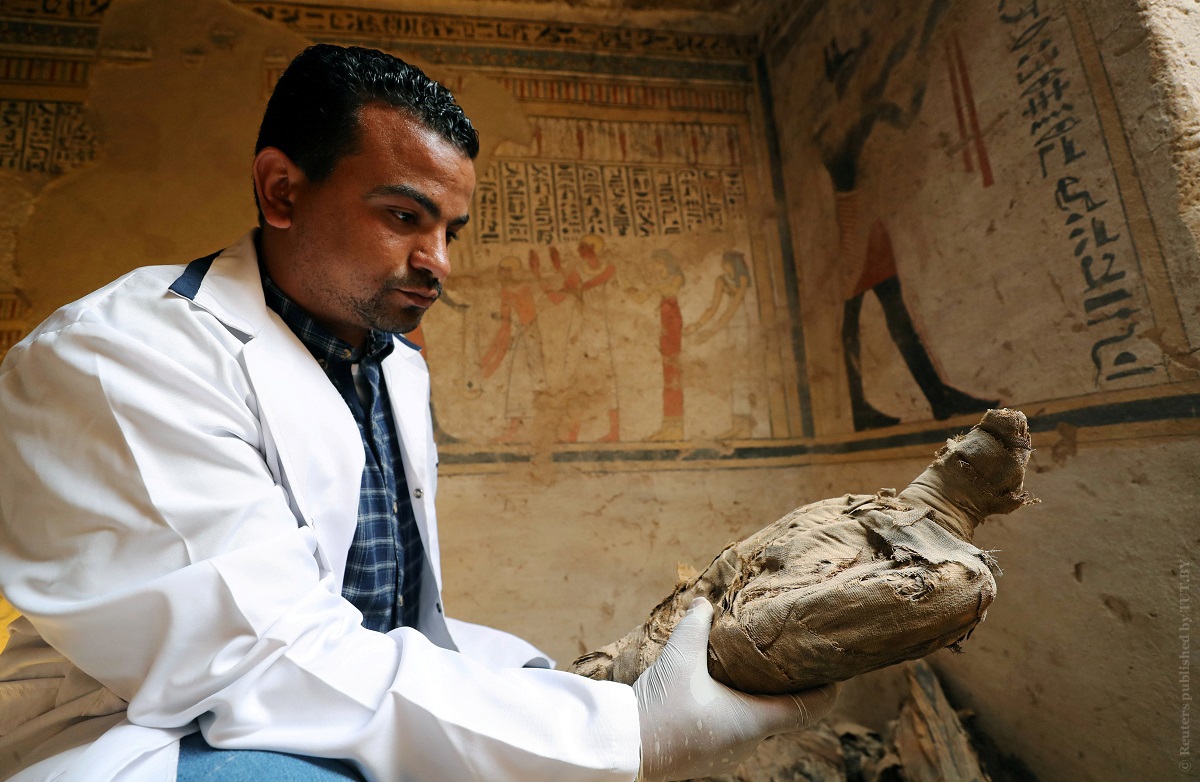 Мумия древнего Египта  ученые