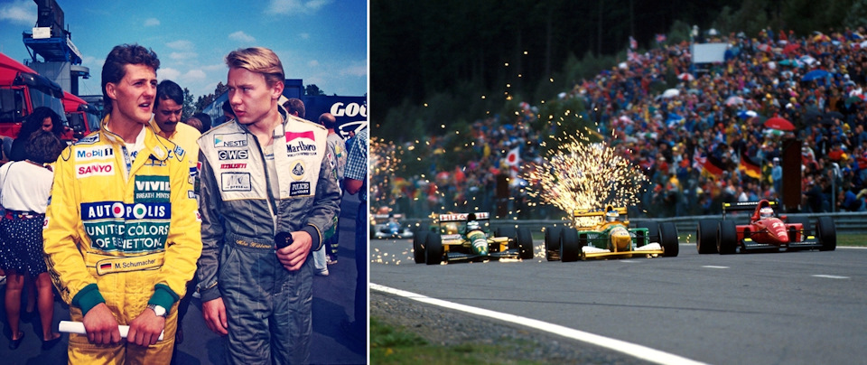 Гран При Италии '91, Михаэль и Мика — гонщики Формулы-1