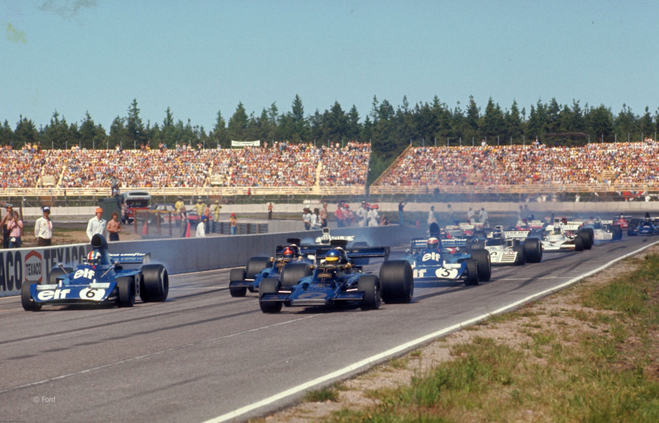 Старт Гран При Швеции ’73