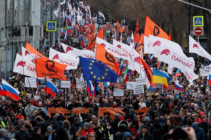 марш памяти Немцова