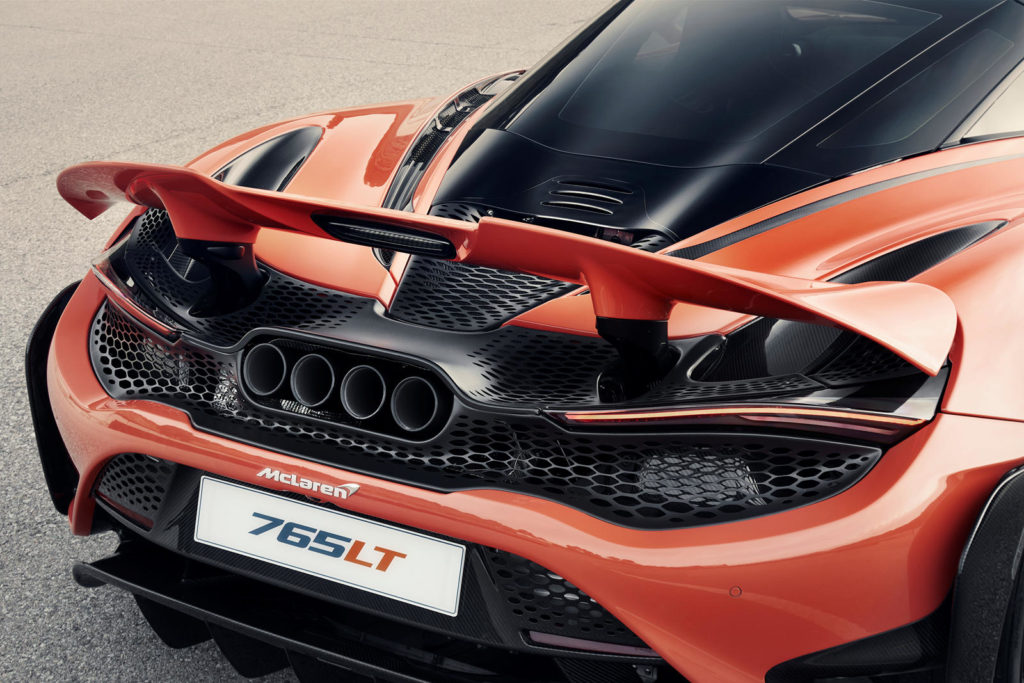 аэродинамика McLaren 765LT
