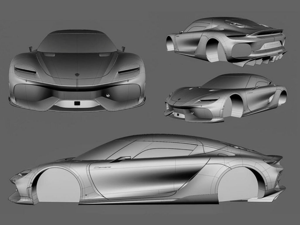 графика Koenigsegg Gemera