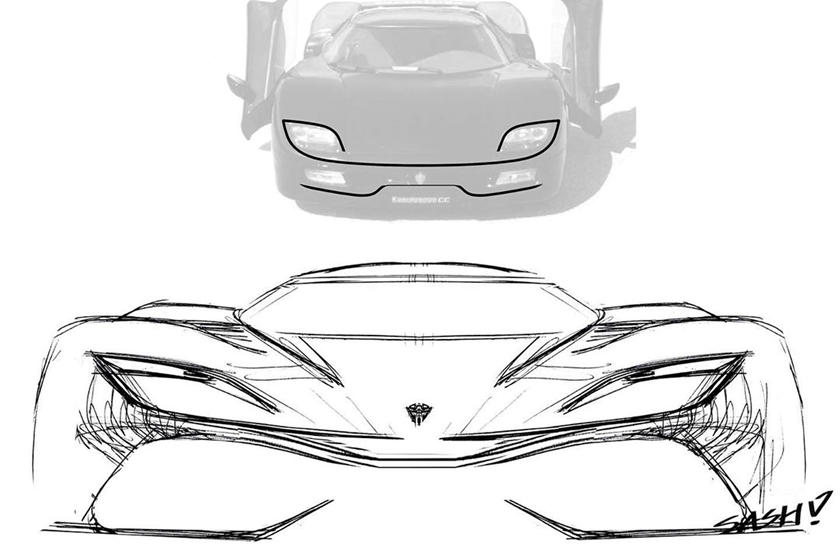 Koenigsegg Gemera разработка дизайна