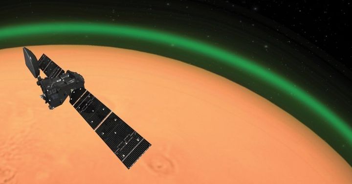 В атмосфере Марса