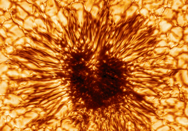 Астрономы показали самое четкое изображение солнечного пятна